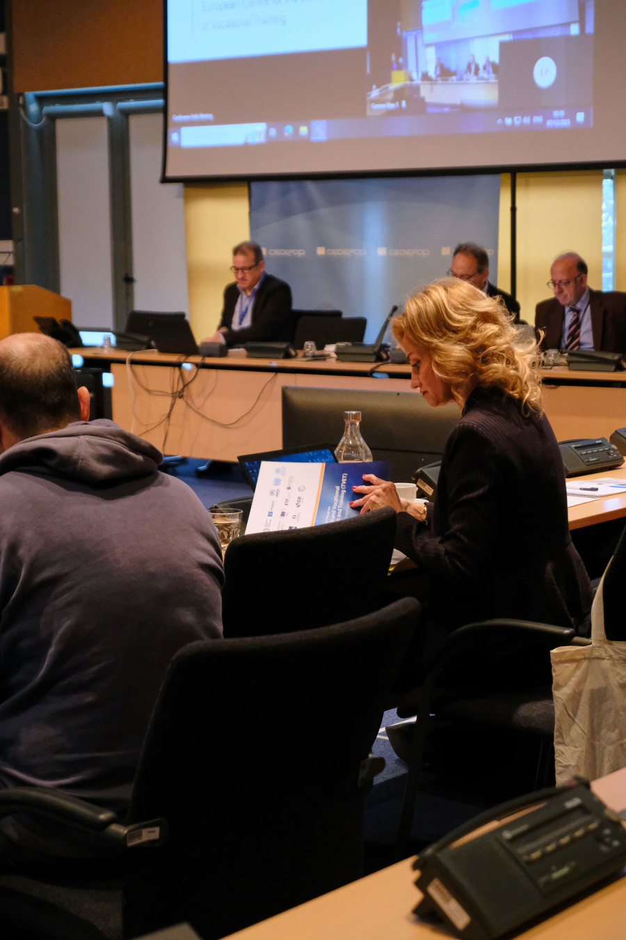 People in conference room