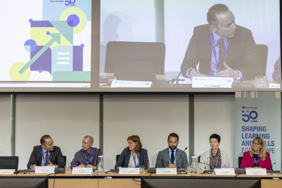 People in a panel
